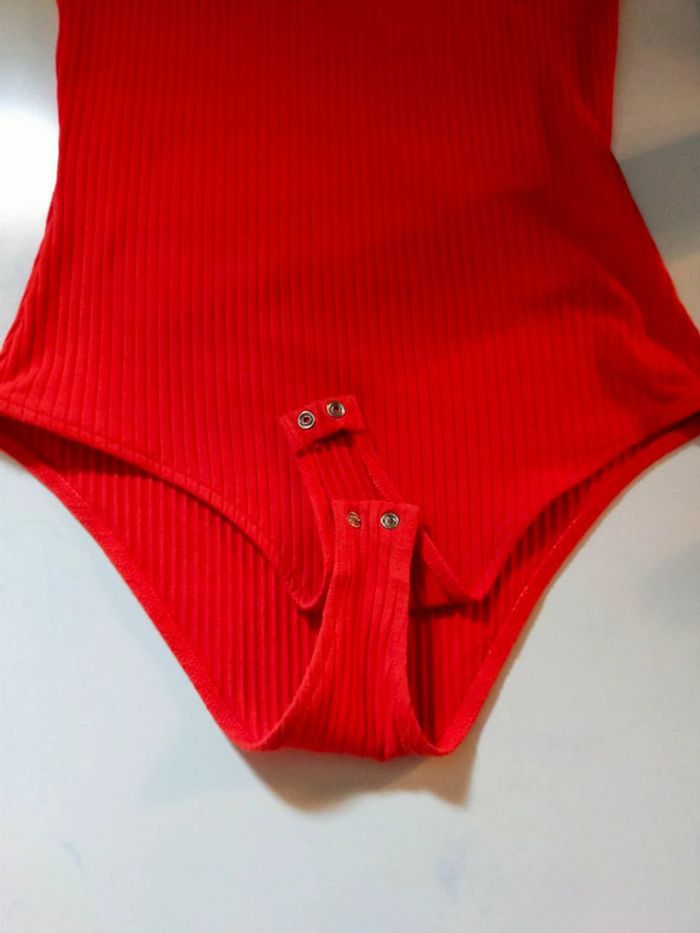 Body côtelé rouge vif – Primark - photo numéro 7