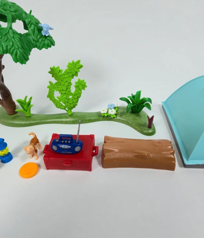 Playmobil Vacanciers avec tente bleue Camping - photo numéro 7