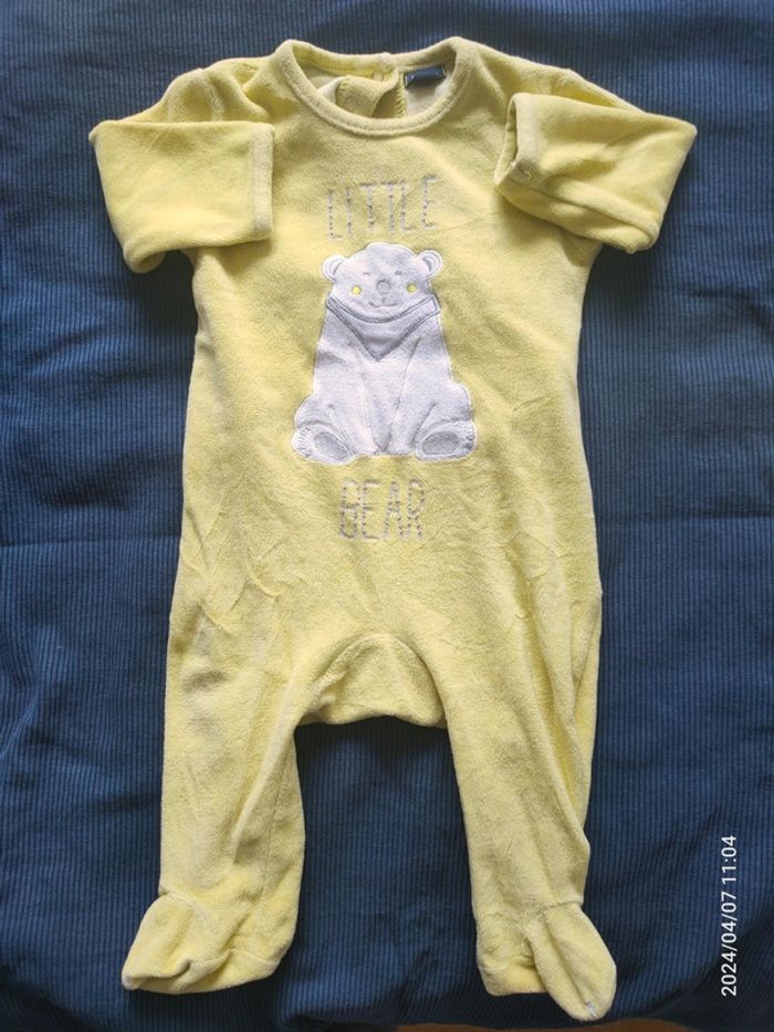 Pyjama jaune 69-72cm