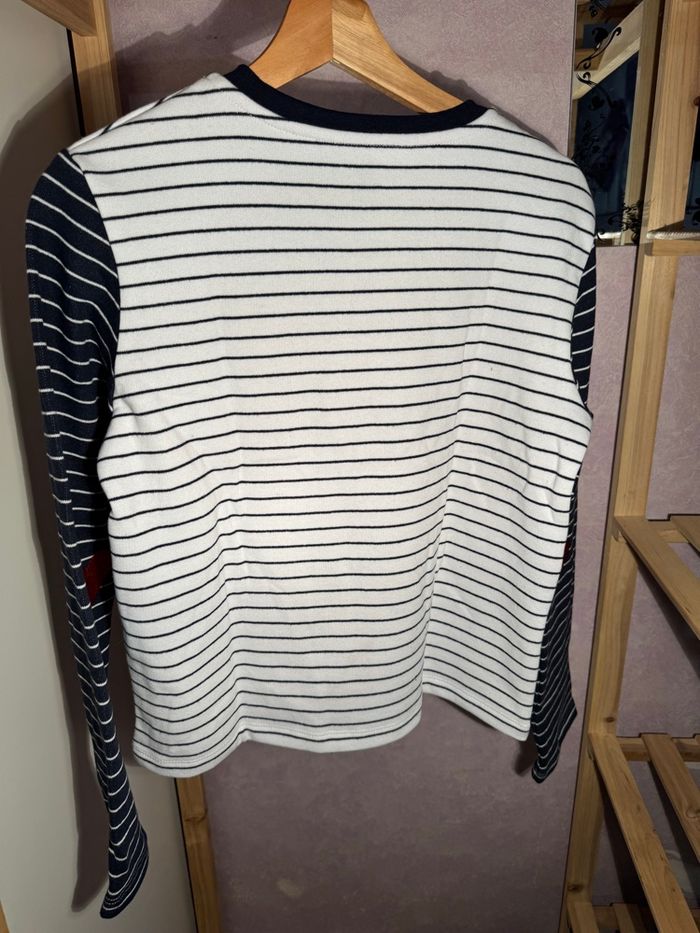 Haut Disney Minnie – Rayé Marine & Blanc – Neuf avec étiquette - photo numéro 2