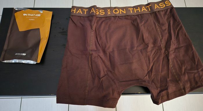 Caleçon neuf taille xl marron - photo numéro 4