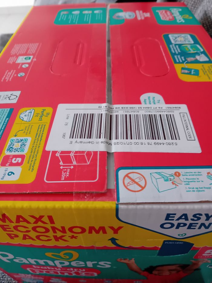 Pampers  86 pants taille 5 - photo numéro 2