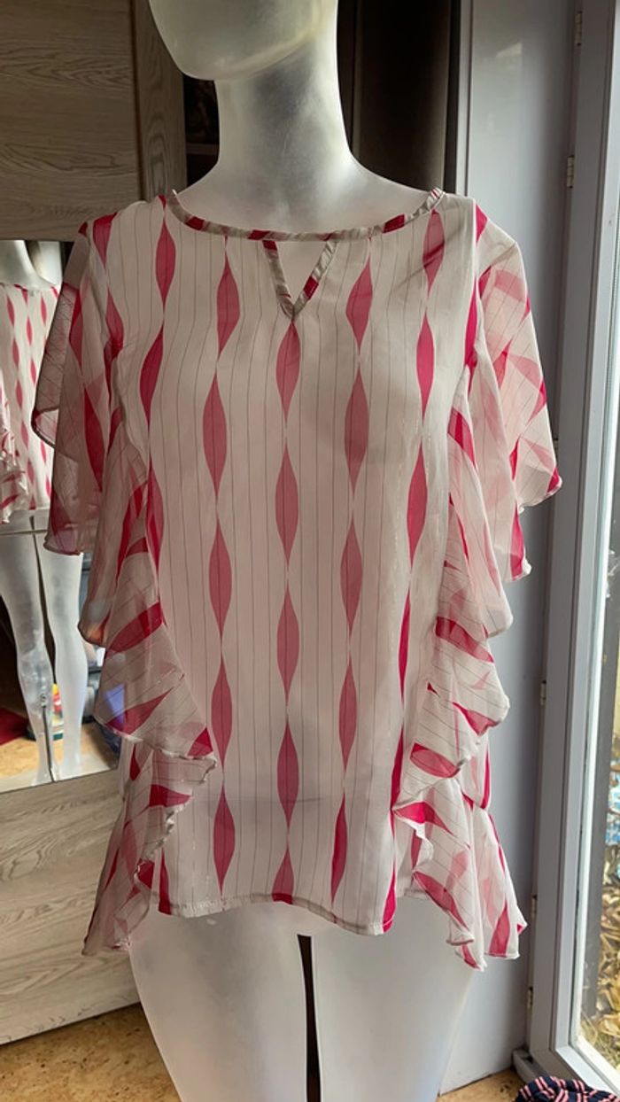 Lot de 3 jolis blouses voile taille 38 - photo numéro 8
