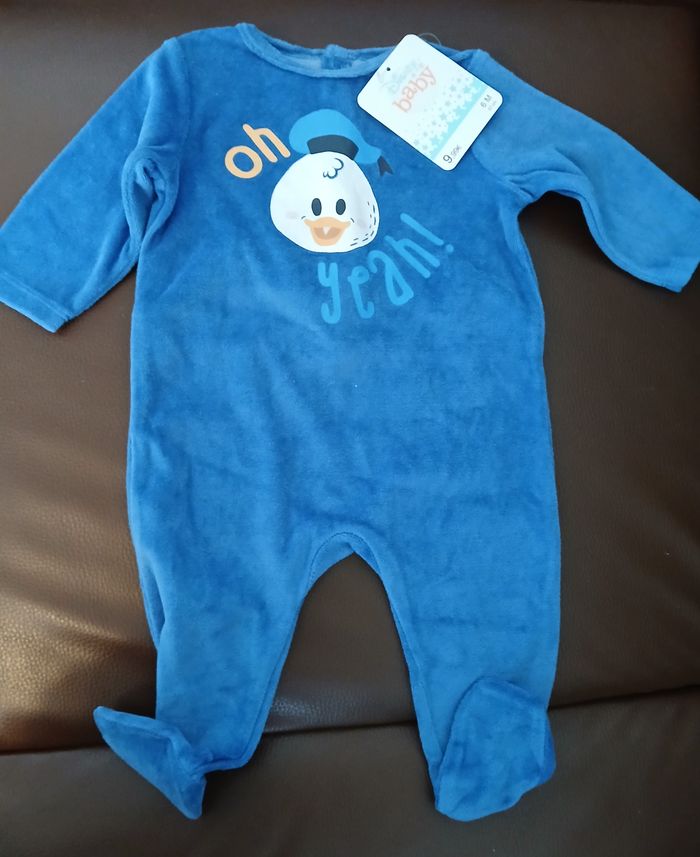 pyjamas en velours garcon donald disney 6 mois