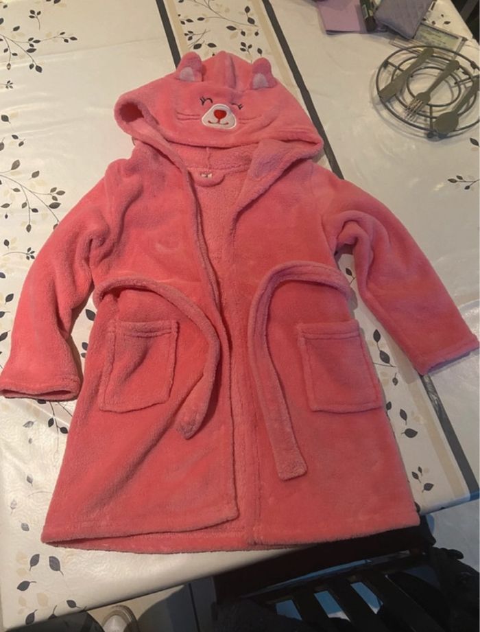 Peignoir enfant rose - photo numéro 2