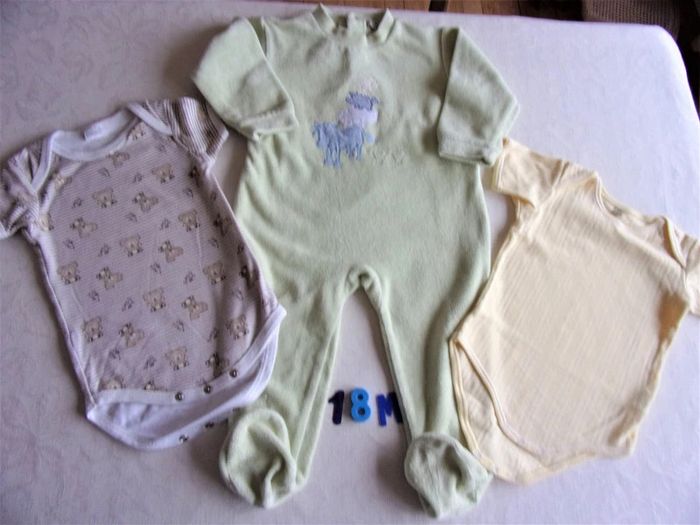 Lot 2 bodys + 1 pyjama- 18 mois