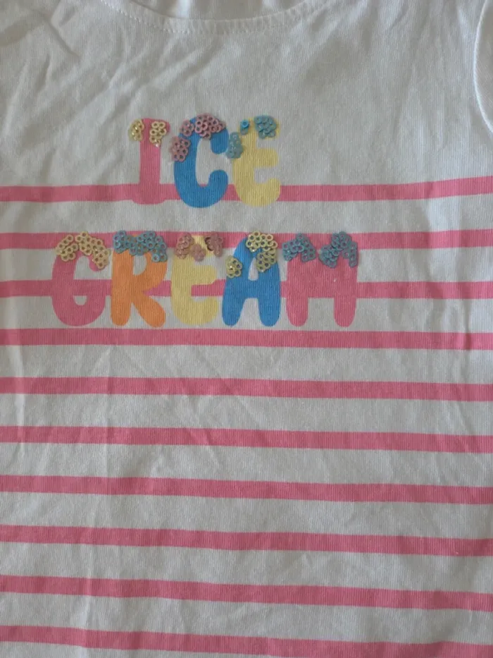 Tshirt blanc fille 12 mois - photo numéro 2