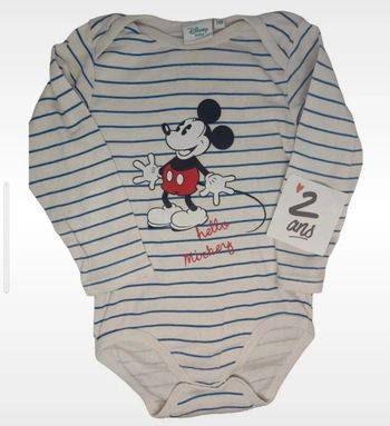 Body mickey - dressing trié par tailles