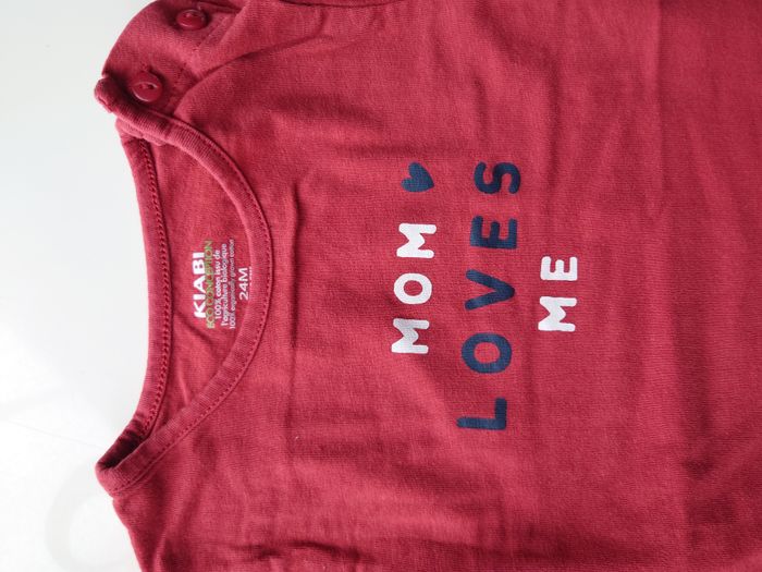 Tshirt manches longues 24 mois KIABI - photo numéro 2
