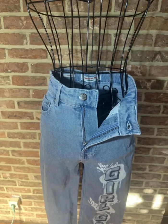 Jeans taille haute Girl Gang Jennyfer Taille S / 36 - photo numéro 7