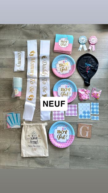 Décorations gender reveal