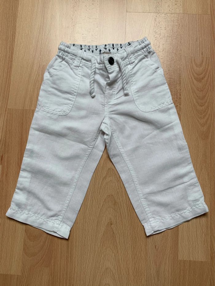 Pantalon en lin 12 mois