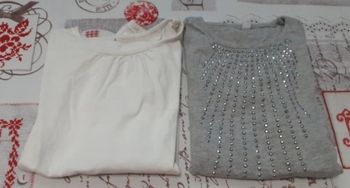 Lot de 2 t shirt manches longues