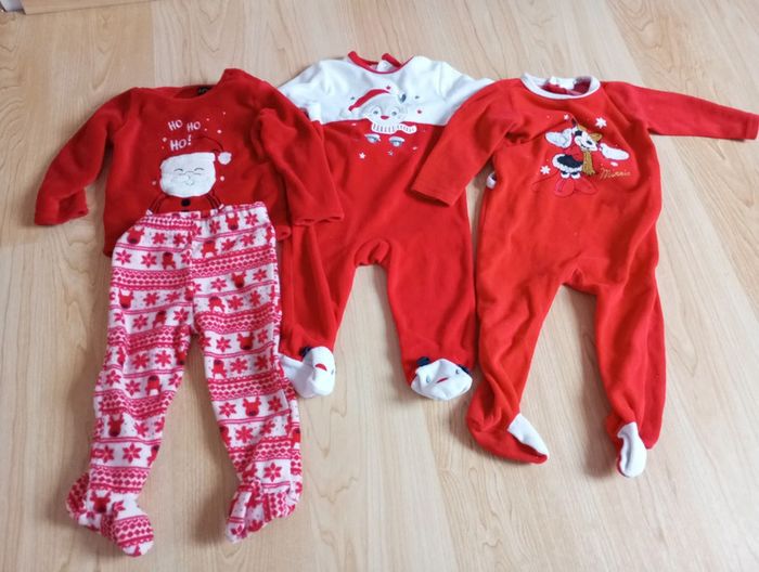 Lot 3 pyjamas noël