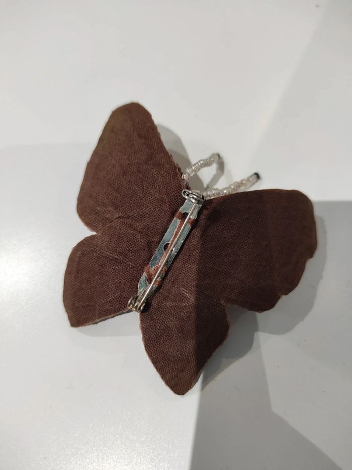 broche papillon perle tbe - photo numéro 3