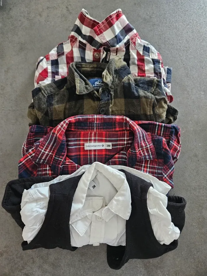 LOT DE 29 VETEMENTS BEBE GARCON 3 MOIS - photo numéro 6