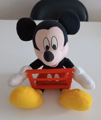 Peluche Mickey porte photo