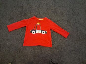 Tee shirt manches longues police