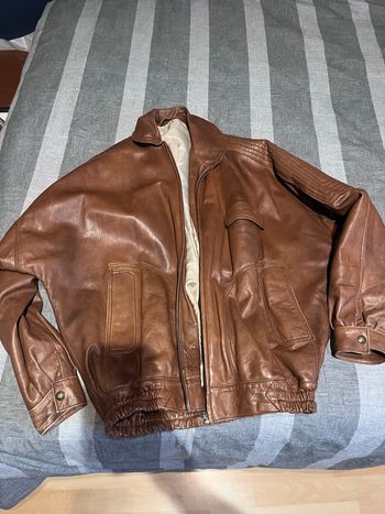 Veste en cuir vintage