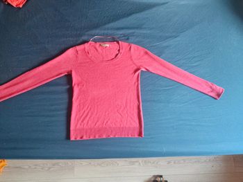 Pull fin in extenso taille S fushia