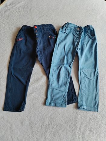 Lot pantalons légers 2 ans