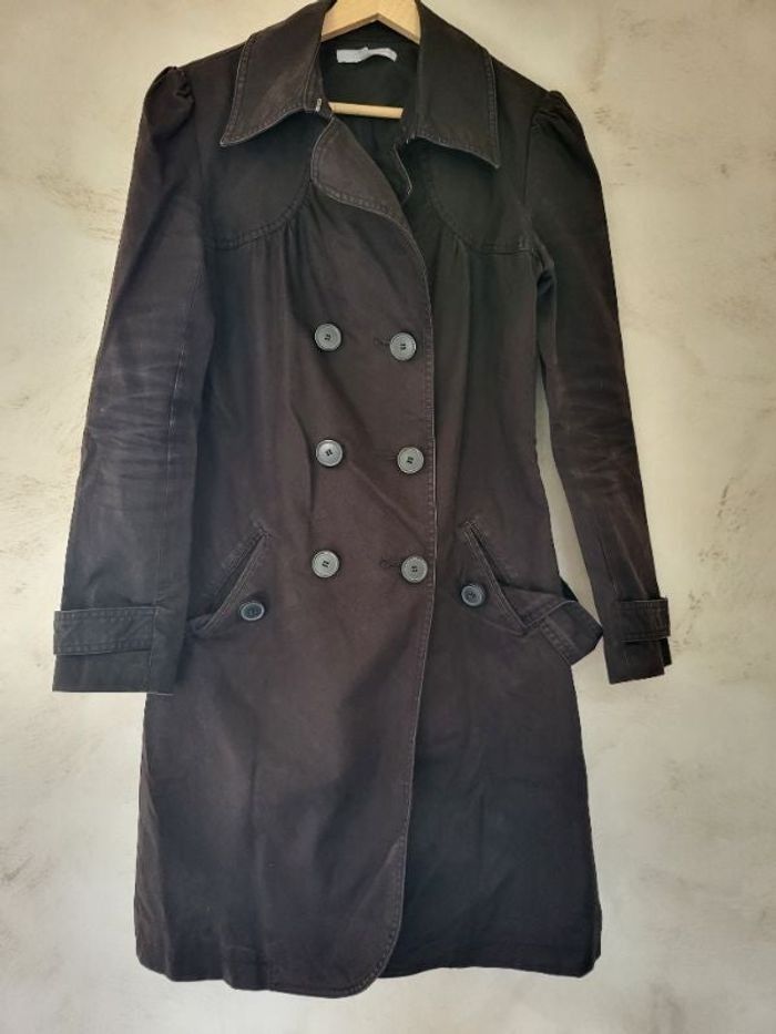 Trench long femme Etam taille 36 - photo numéro 1