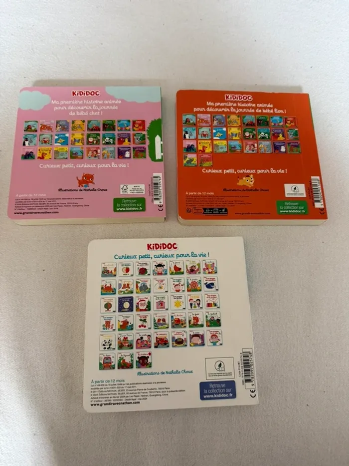 Lot de 3 livres kididoc - photo numéro 2