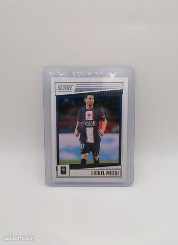 Carte Panini score Ligue 1 2022-23 Lionel Messi n°146.