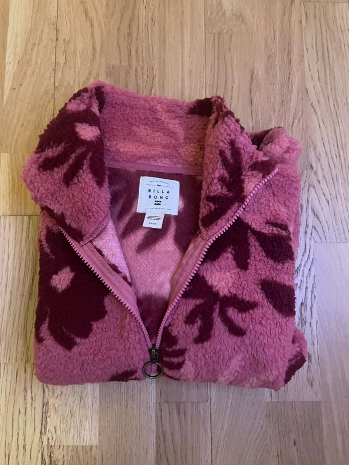 Polaire Sherpa billabong time off  rose fuschia - photo numéro 6