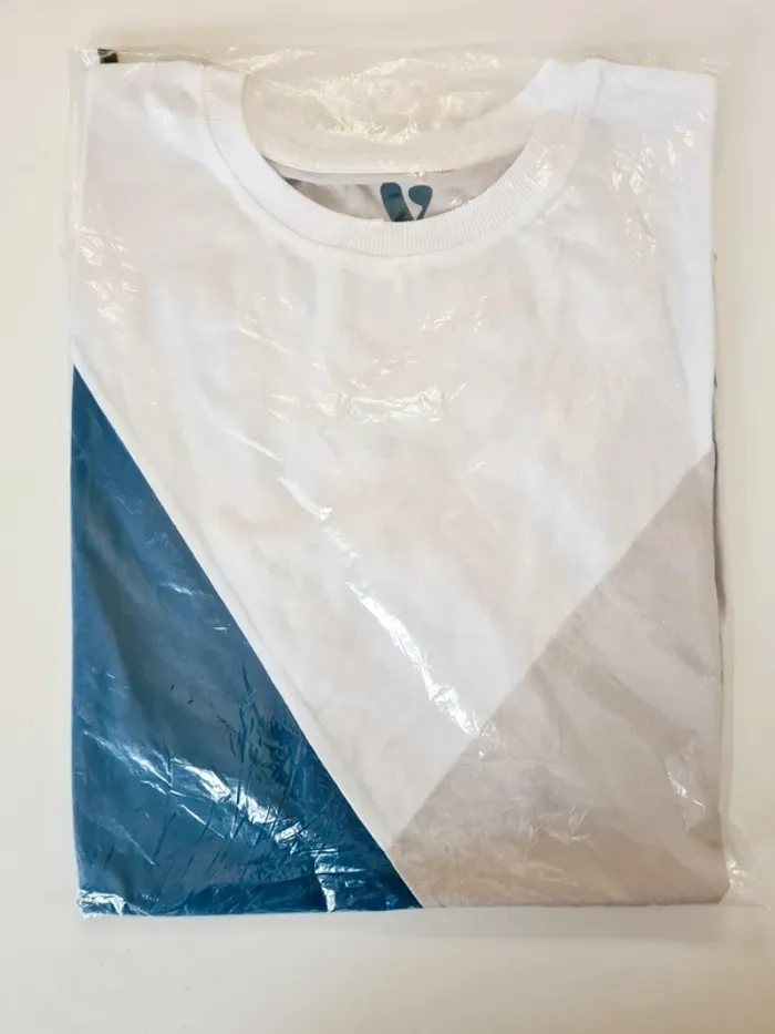T-shirt bloc de couleur bleu pour garçon 100% coton V by Very - taille 15 ans - photo numéro 4