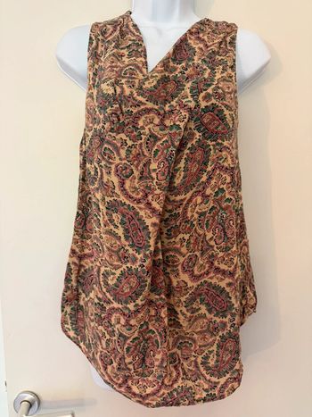 Top drapé coloré Zara