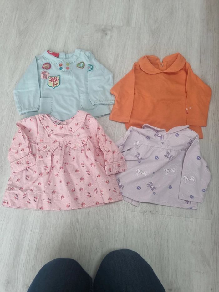 Lot blouses 3 mois