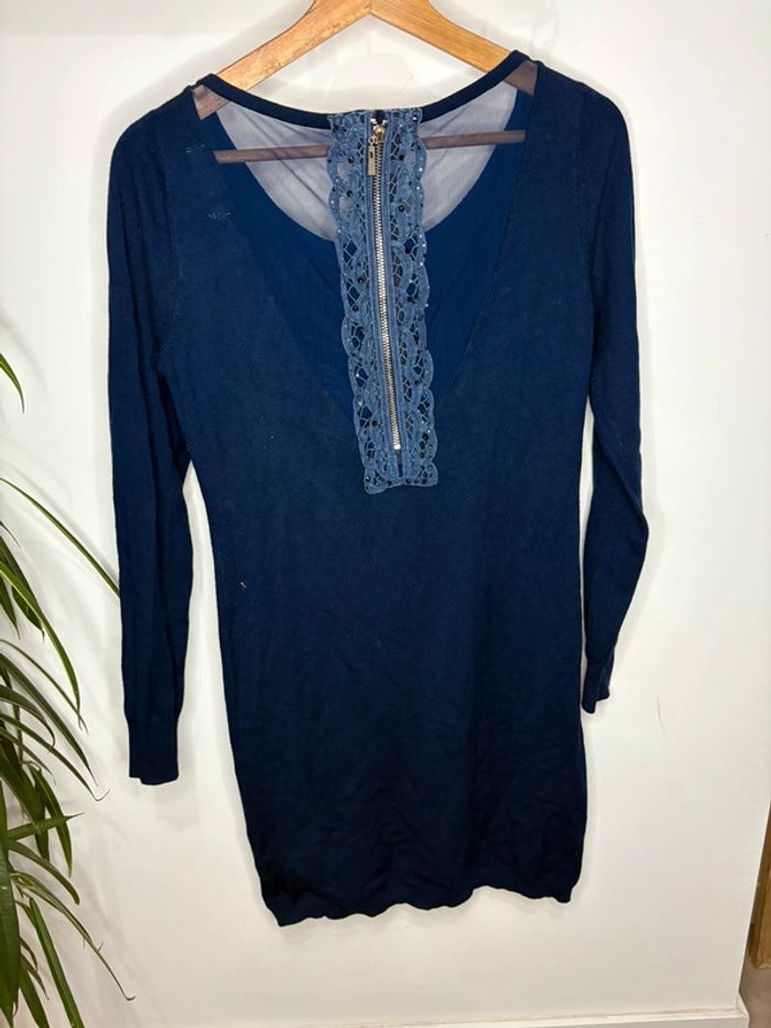 Robe pull bleu - photo numéro 2