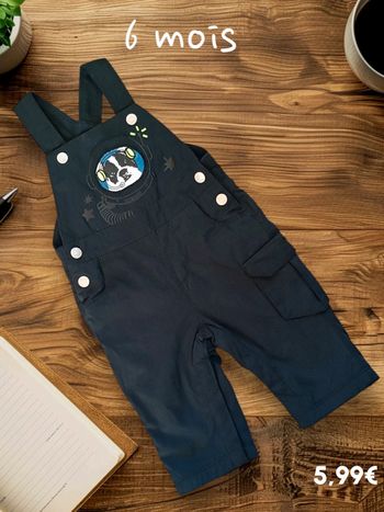 Salopette garçon 6 mois