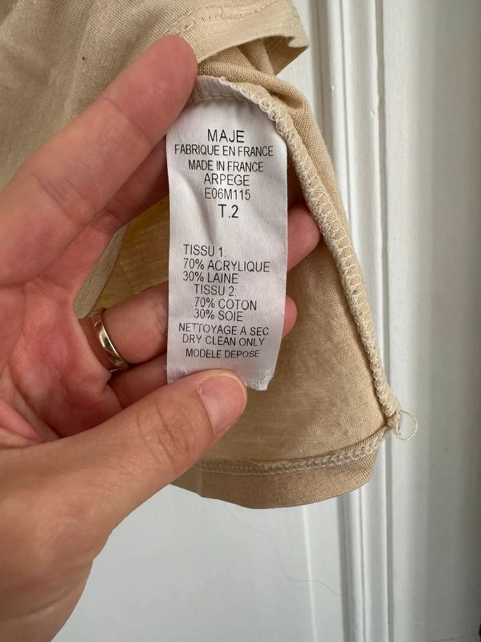 Haut manches courtes Maje Taille 2 M - photo numéro 4
