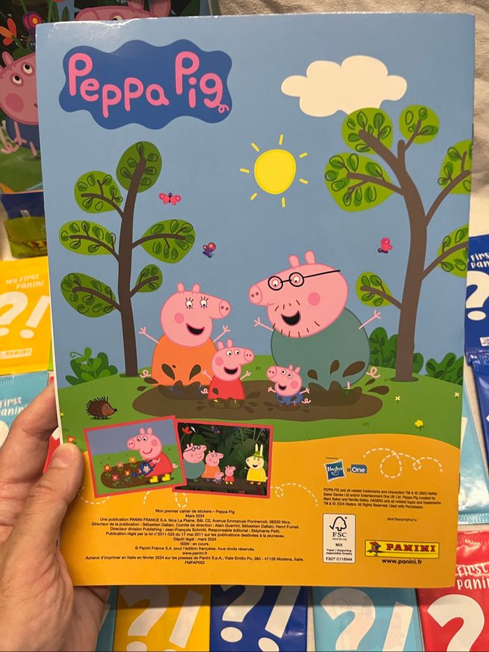 Kit panini albums + sachets de stickers Peppa Pig neufs scellés - photo numéro 10