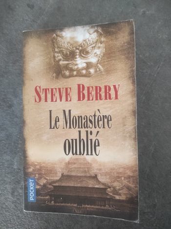 Le Monastère oublié Steve Berry Pocket THriller 2021