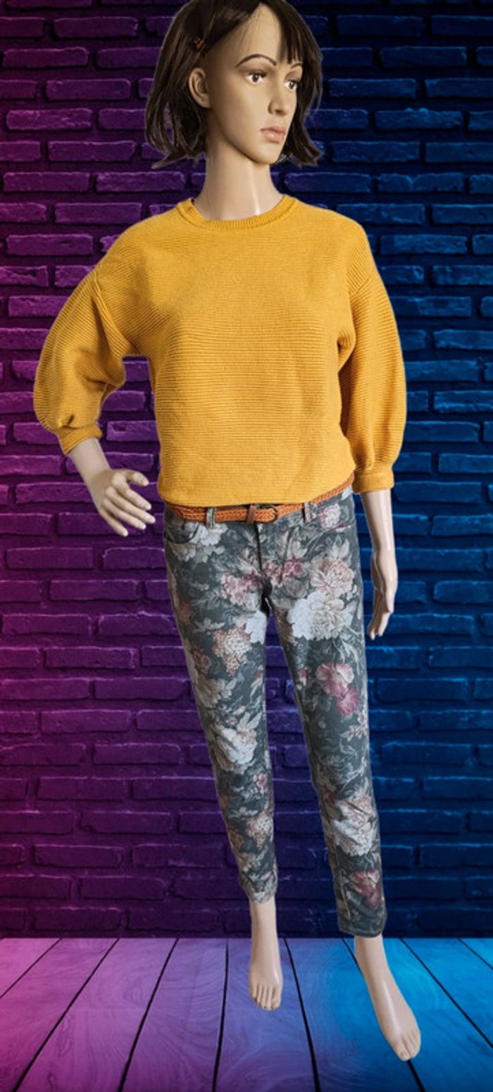 Ensemble femme jeans et pull taille S / Etam Zara
