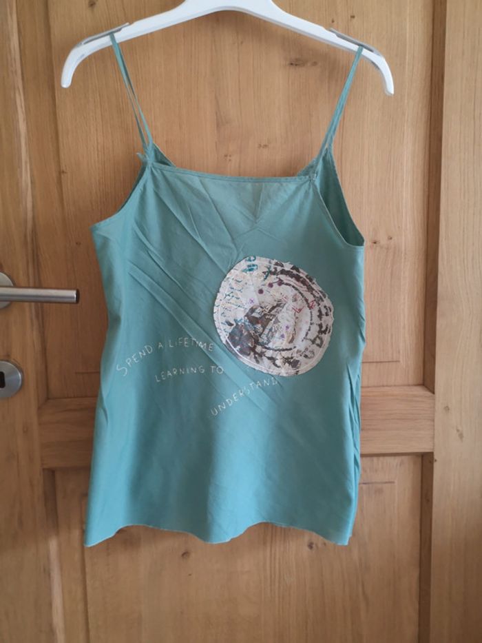 Débardeur IKKS 38 en turquoise - photo numéro 6