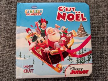 Livre de la maison de Mickey, c'est Noël