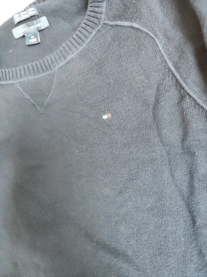Pull-femme- tommy Hilfiger -bleu marine-M - photo numéro 3