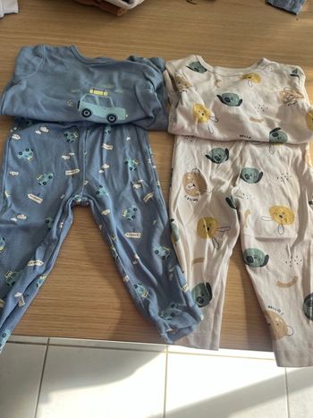Pyjama fin deux pièces 
