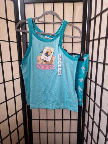 Pyjama short et debardeur "minions"