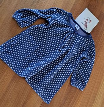 Chemise de nuit bleu marine _ 2 ans 86 cm _ petit bateau