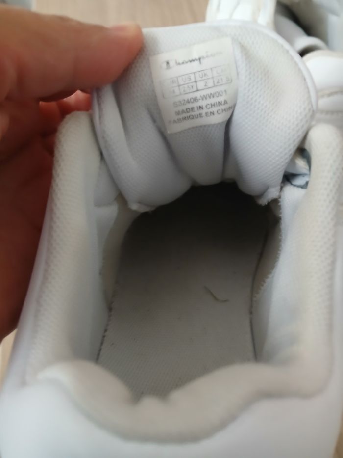 Baskets blanches Champion 34  garçon - photo numéro 5