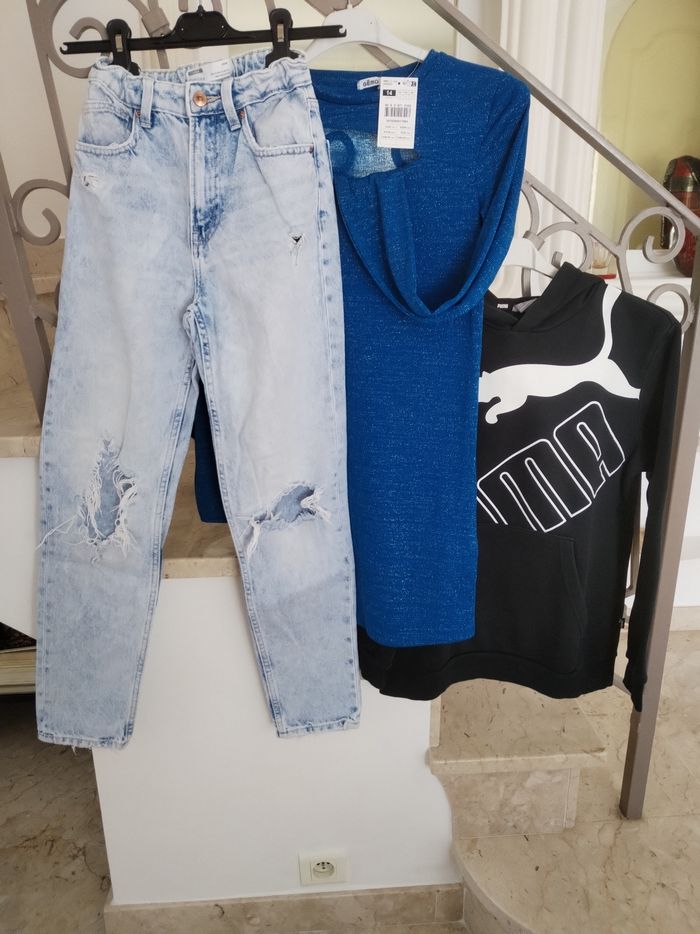 Lot vêtements fille automne hiver 14ans
