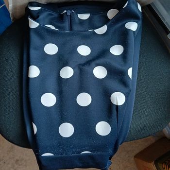 Robe bleu marine  vintage