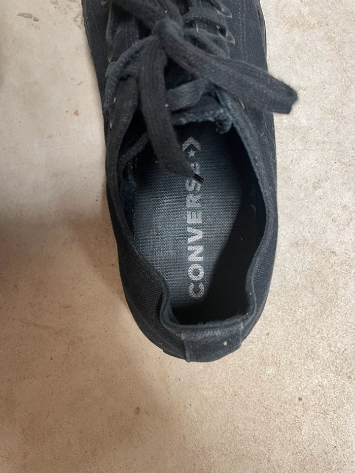 Converse noire plate-forme - photo numéro 2