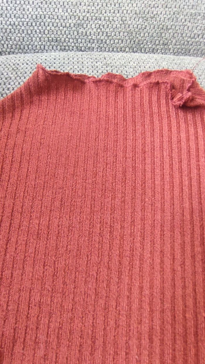 Sous pull col roulé terracotta Shein T.L 40 - photo numéro 3