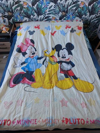 Housse de couette et taie d'oreiller Mickey
